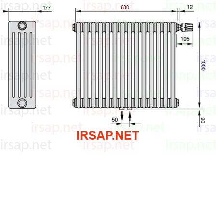 Радиатор IRSAP Tesi 51000/14 T52 CL 01